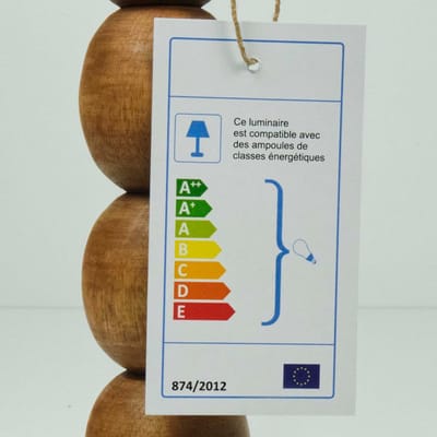 lampvoet bollen mango hout 30cm