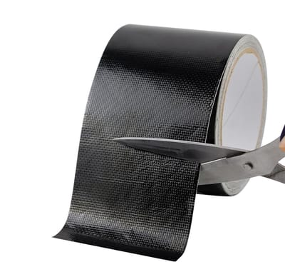 Tent Reparatie Tape - Waterdicht Herstelplakband - Buiten Repareren - UV- en Hittebestendig - 8 cm x 10m - Zwart