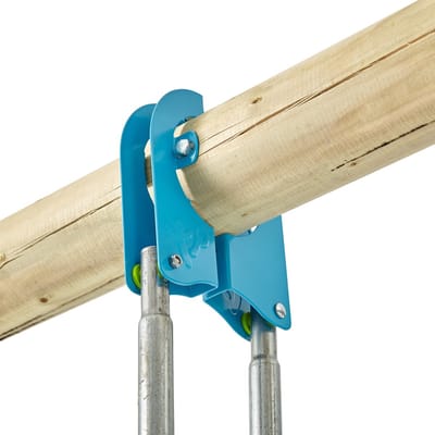 Tegenoverliggende klem - piratenschip voor ronde houten balk D10 cm