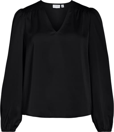 VILA Top met lange mouwen VIELLETTE V-hals