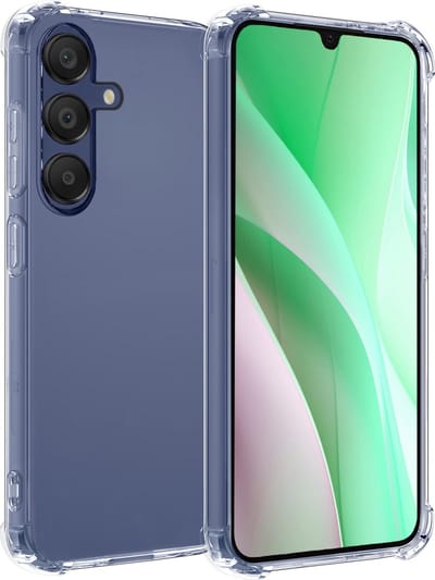 Hoesje Geschikt voor Samsung Galaxy A15 - Sterk & Shockproof - Siliconen Case - Back Cover - Telefoon Hoes Shock Proof - Transparant