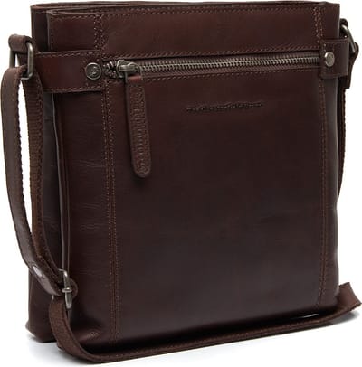 Chesterfield Brandis Waxed Pull Up Schoudertas - Bruin