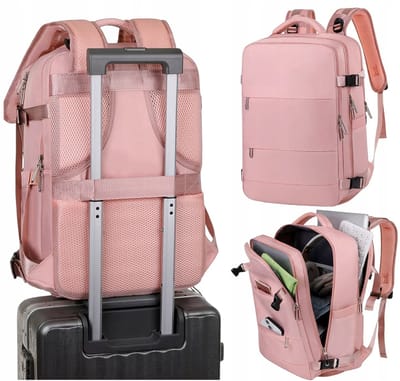 EtuiTab - Reisschoenen - Handbagage - 45x30x20 cm - Roze - Waterdicht