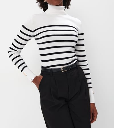 Starry Indigo - Dames Coltrui / Ladies Turtleneck Sweater