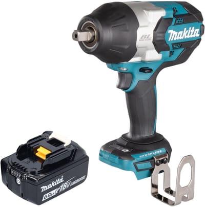 Makita DTW 1004 G1 accu slagmoersleutel 18 V 1050 Nm 1/2" borstelloos + 1x oplaadbare accu 6.0 Ah - zonder oplader