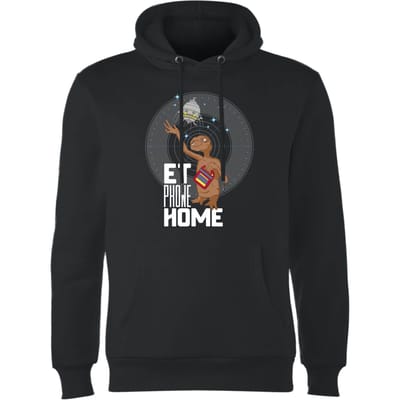 E.T. Phone Home Hoodie - Zwart - S