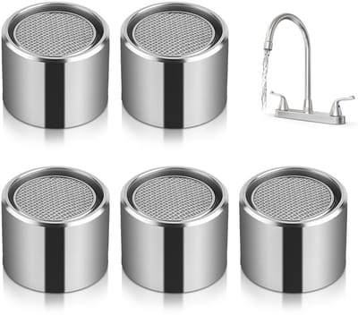 Dailygoods- Jetregulator Hoogwaardige Messing - Keuken/Kraan - Waterbesparend - Vervangonderdeel - Met Filter - Duurzaam Roestvrij Staal - Aerator