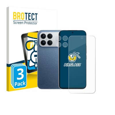Screenprotector 3 Stuks voor Xiaomi Poco F8 Ultra 5G (Voor+Camera) Beschermglas transparant