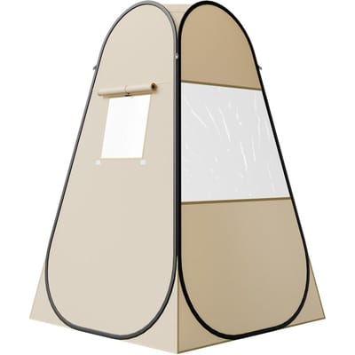 Tente Sportive Pop-up, Tente Bulle Transparente 1,2x1,2 m pour 1 Personne, Pod Extérieur Imperméable avec Tapis de Sol et Housse Supérieure, Tentes Dôme Igloo de Jardin Camping