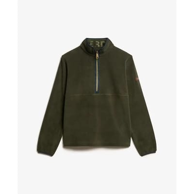 Superdry - Estate fleece met halve rits - Dames - Truien