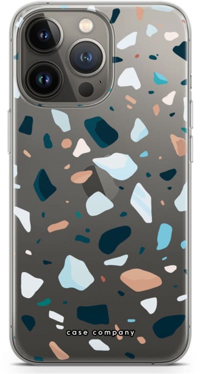 Case Company® - Hoesje geschikt voor iPhone 13 Pro hoesje - Terrazzo N°13 - Soft Cover Telefoonhoesje - Bescherming aan alle Kanten en Schermrand
