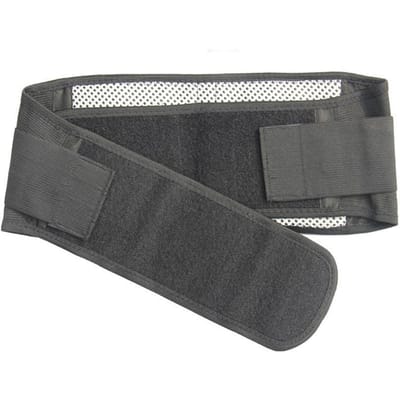 1PC réglable auto-chauffant dos taille soutien lombaire orthèse ceinture sangle soulagement douleur taille soutien M noir
