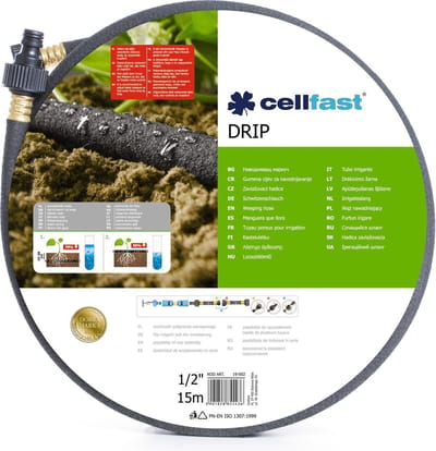 Irrigatieslang Cellfast Drip 15m Slang voor economische en precieze irrigatie van planten