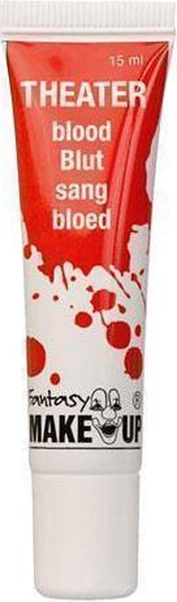 Tube horror nepbloed - 15 ml - Halloween verkleed accessoires - namaak bloed - filmbloed