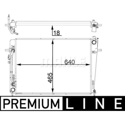 Radiator MAHLE CR 1406 000P