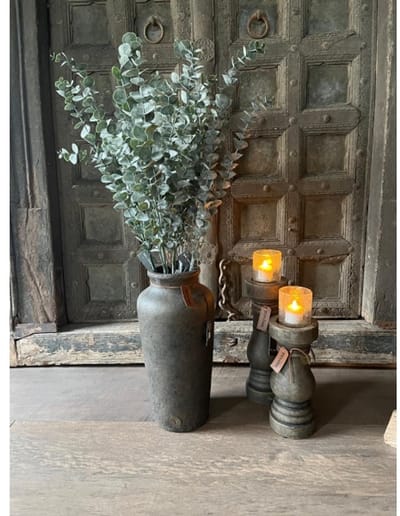 Eucalyptus Tak groen - Siertak - Eucalyptus kunsttak - Kantoor plant - Kunstplanten - Decoratie tak - Decoratie plant - 2 takken van 35 cm