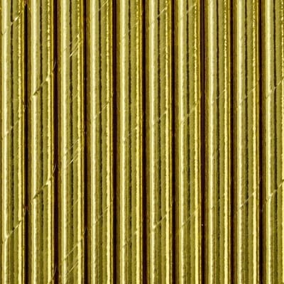 Papieren Rietjes Goud - 10 Stuks