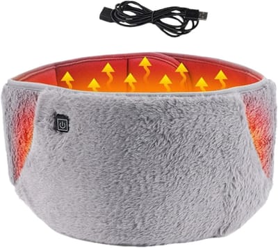 Ynkkvre - Elektrische buikwarmer - Warmteband - Menstruatieband - Warmtekussen - Handwarmer - Verwarmingsdeken - 3 Temperatuurniveaus - USB-aangedreven - Verstelbare Klittenband - Wasbaar in Machine
