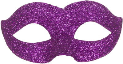 Masker eyes glitter paars