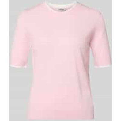 Regular fit gebreide pullover met ronde hals