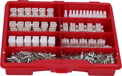 296-delige Molex assortimentsdoos 2-polig, 4-polig, 6-polig KALI-1666 I industriële kwaliteit van de Duitse dealer
