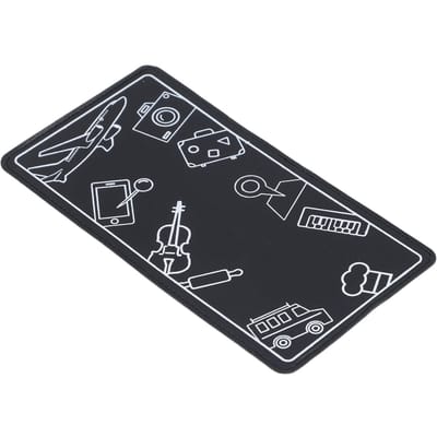 Vliegtuig Telefoonhouder Flexibel Opvouwbaar Draagbaar Tablet- en Mobiele Telefoon Standaard voor Reizen Zwart