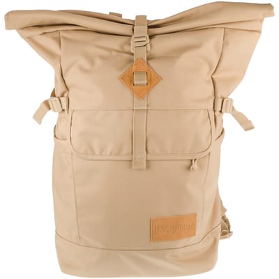 JanSport Hatchet Rolltop Backpack, Unisex, Beige, Rugzak, maat: One size