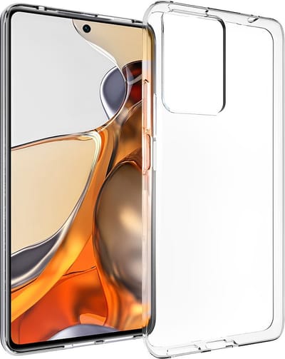 Siliconen Back Cover hoesje geschikt voor Xiaomi Redmi Note 12 Pro | TPU Case Backcover Softcover hoes | Beschermhoes bescherming voor Achterkant | Transparant