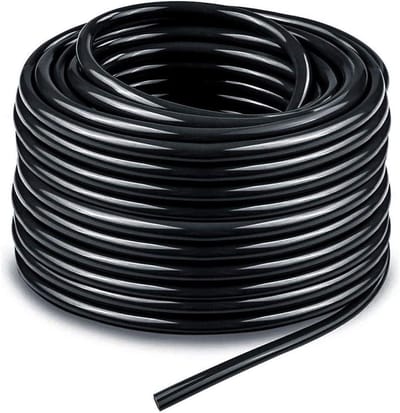 Dailygoods - Tesmotor Druppelirrigatieslang, binnendiameter 4 mm, buitendiameter 6 mm, tuinslang voor doe-het-zelf, automatisch bewateringssysteem, flexibel, duurzaam en bestand tegen