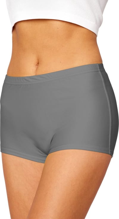 Merry Style HI-Leila Dames Zwembroek - Zwemshorts - Bikinibroekje - Elastische tailleband - Polyamide & Elastaan - Grijs (9168) - 40