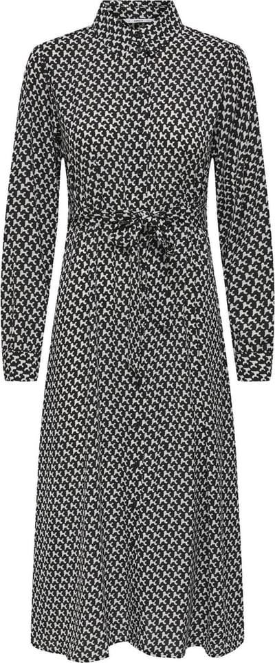 ONLY ONLRUTH LIFE L/S SHIRT MIDI DRESS PTM Dames Jurk - Maat L