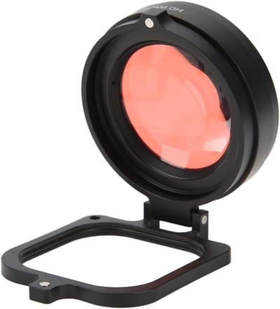 Rode Filter met 16X Macro Lens voor Actiecamera's, Duikfilter en Close-up Lens voor Sportcamera's en Onderwaterfotografie