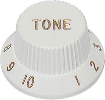 Boston KW-1726-T Stallion Bell Knop - Wit, Past op 24 Fine en 18 Coarse Knurl