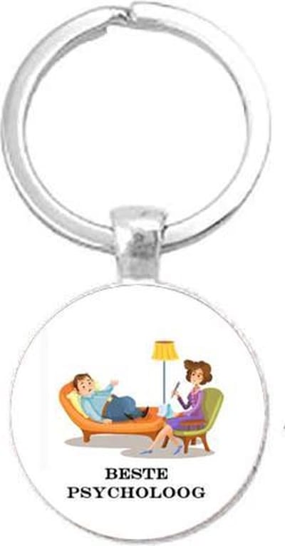 Akyol - Psycholoog Sleutelhanger - Psycholoog - de echte psychologen - Pscygoloog - therapie - baan - 2,5 x 2,5 CM