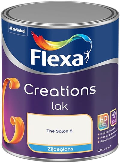 Flexa - Creations Lak Zijdeglans - The Salon 8 - Mengverf - 750 Ml