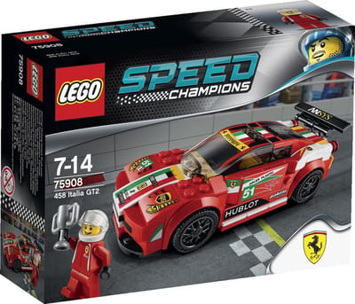 LEGO Speed Champions 458 Italia GT2, Bouwpakket, 7 jaar, 153 stuk(s)