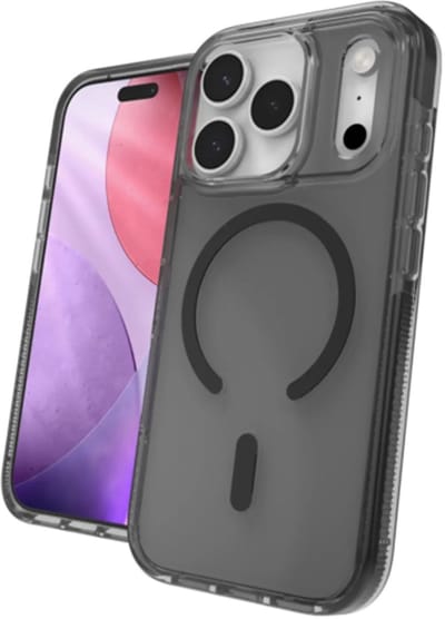 ZAGG Santa Cruz Snap Hoesje Geschikt voor Apple iPhone 17 Pro - Compatibel met MagSafe / Qi2 - Back Cover Matte Black