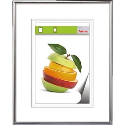 Hama 00061777 Wissellijst Papierformaat: 18 x 24 cm (b x h x d) 90 x 42 x 1.7 mm Zilver (mat)