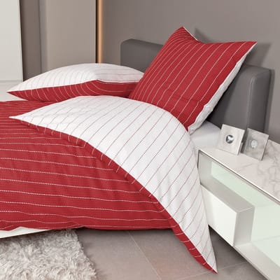 Zensation Dallas - Dekbedovertrek Hotel - 240x200/220 + 2 kussenslopen 60x70 - Rood