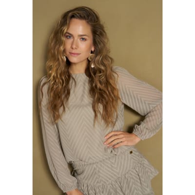 Top Helmi - Structured Relaxed | Kaki