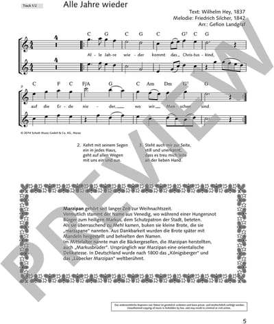 Schott Music Das fröhliche Weihnachtsliederheft - Kerstmis