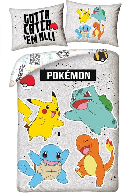 Pokemon Charmander Dekbedovertrek140 x 200 cm (70 x 90 cm) polyester