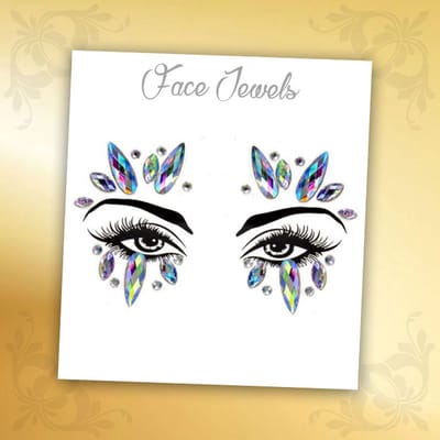 Glitter Face Jewels Diamant - Festival Zilver Glitters - Steentjes Strass met Plaklaag - Plak Diamantjes voor Lichaam en Gezicht - Rhinestone Diamonds Gems Euphoria - Versiering Make-up