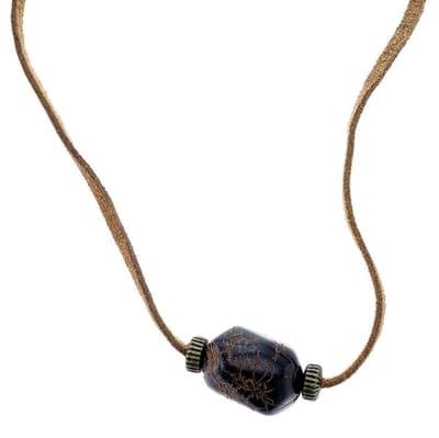 Behave - Dames Ketting Met Steentje - Minimalistisch en Boho Stijl