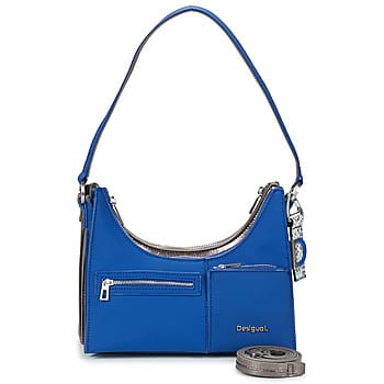 Desigual schoudertas Delta Vega Shoulder Bag Azul Oscuro blauw
