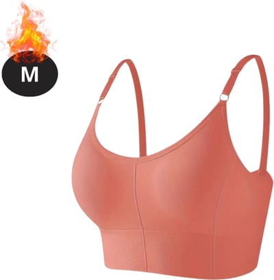 Bovista BH Zonder Beugel - Zonder Bandjes - Push-up Bh's - Comfort Beha - Gemengd - Rood - Maat M