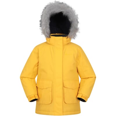 Mountain Warehouse Waterafstotend kinder/kinderjack met Ranger-logo (Mosterd)