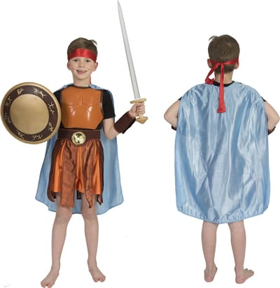 Verkleedkleding | Hercules | Maat 8 - 10Y | Kinderen | Jongens | Carnavalskleding