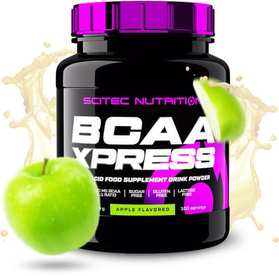 Scitec Nutrition® - BCAA-Xpress (700 gram - Apple) - Appel - 100 doseringen - aminozuren - aminozuur - bcaa - l-isoleucine - l-leucine - l-valine - poeder