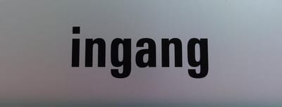 Aluminium deurbordje tekst: ingang | 5 jaar garantie | Zelfklevend | 130x50x0,5 mm